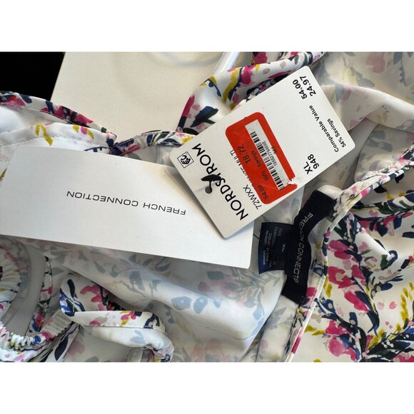 French Connection Cami Tank Size XL Sleeveless Color NWT Ruffle - Picture 4 of 8